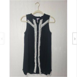 Francesca's Boho Button Down Shift Dress